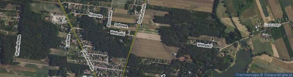 Zdjęcie satelitarne Wolności ul.